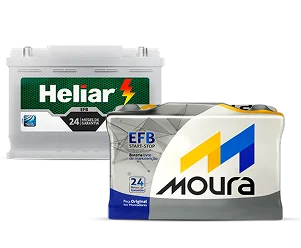Baterias com tecnologia EFB